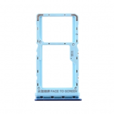 Bandeja Dual SIM/SD azul para Xiaomi Mi A3