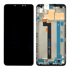 Pantalla completa con marco para Xiaomi Mi Max 3 negra original