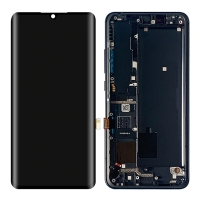 Pantalla completa con marco para Xiaomi Mi Note 10/Note 10 lite/Note 10 Pro/Mi CC9 Pro negra original nueva