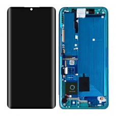 Pantalla completa con marco para Xiaomi Mi Note 10/Note 10 lite/Note 10 Pro/Mi CC9 Pro verde original nueva