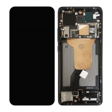 Pantalla completa con marco para Xiaomi Mi 12/Mi 12X/Mi 12S negra original nueva