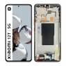 Pantalla completa con marco para Xiaomi 12T 5G 22071212AG negra original nueva