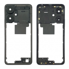 Chasis trasero para Xiaomi Redmi 13C 5G negro