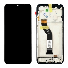 Pantalla completa con marco para Xiaomi Redmi 14C negra original nueva