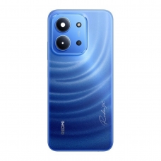 Tapa trasera con embellecedor y lente para Xiaomi Redmi 15C 4G 25078RA3EE azul original desmontaje(Versión Europea)