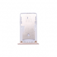 Bandeja tarjeta de memoria Micro SD/transflash y SIM dorado para Xiaomi Redmi 4 Pro