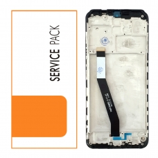 Pantalla completa con marco para Xiaomi Redmi 9 negra original China