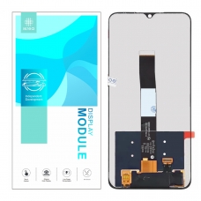 IKREA Pantalla completa para Xiaomi Redmi 9A/9C/9AT/10A negra Calidad Premium