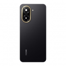 Tapa trasera con embellecedor y lente para Xiaomi Redmi A5 5G negra original