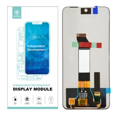 IKREA Pantalla completa para Xiaomi Redmi Note 10 5G/Pocophone M3 Pro 5G negra Calidad Premium