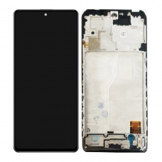 Pantalla completa con marco para Xiaomi Redmi Note 10 Pro negra original