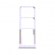 Bandeja SIM blanca/plata para Xiaomi Redmi Note 10 4G