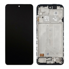 Pantalla completa con marco para Xiaomi Redmi Note 10 4G/10S negra original reparada