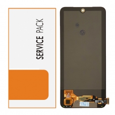 Pantalla completa sin marco para Xiaomi Redmi Note 10 4G/10S negra original(Service Pack)