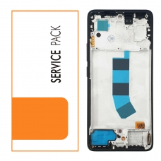 Pantalla completa con marco para Xiaomi Redmi Note 13 4G negra OLED