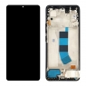 Pantalla completa con marco para Xiaomi Redmi Note 13 4G negra original reparada