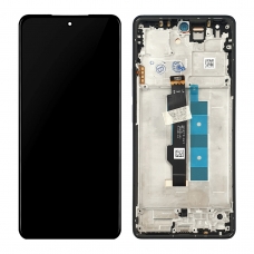 Pantalla completa con marco para Xiaomi Redmi Note 13 Pro 4G negra original