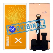 Pantalla completa sin marco para Xiaomi Redmi Note 13 Pro 4G/Pocophone M6 Pro 4G negra original(Service Pack) EU
