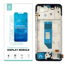 IKREA Pantalla completa con marco para Xiaomi Redmi Note 14 4G negra Calidad Premium(Assembled)Versión Global 07