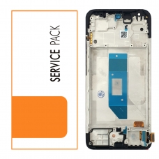 Pantalla completa con marco para Xiaomi Redmi Note 14 4G negra OLED(Versión EU 07E)