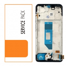 Pantalla completa con marco para Xiaomi Redmi Note 14 4G negra OLED(Versión Global 07)