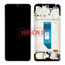 Pantalla completa con marco para Xiaomi Redmi Note 14 4G negra original nueva(Versión Global 07)