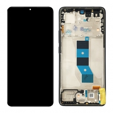 Pantalla completa con marco para Xiaomi Redmi Note 14 5G negra original