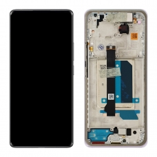 Pantalla completa con marco para Xiaomi Redmi Note 14 Pro Plus 5G violeta original nueva