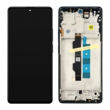 Pantalla completa con marco para Xiaomi Redmi Note 14S negra original