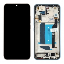 Pantalla completa con marco para Xiaomi Redmi Note 15 Pro Plus 5G azul original