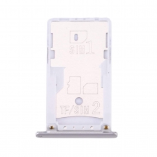 Bandeja tarjeta de memoria Micro SD/transflash y SIM plateado para Xiaomi Redmi Note 3 Pro