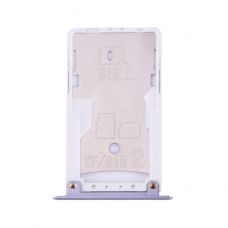 Bandeja Dual SIM/SD plateada para Xiaomi Redmi Note 4X