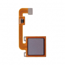 Flex con lector/detector de huella plateado para Xiaomi Redmi Note 4X