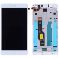 Pantalla completa con marco para Xiaomi Redmi Note 4X/Redmi Note 4 Pro blanca