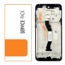 Pantalla completa con marco para Xiaomi Redmi Note 8 Pro negra original China