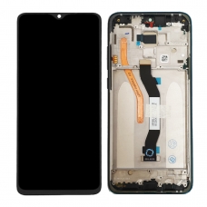 Pantalla completa con marco para Xiaomi Redmi Note 8 Pro  negra original
