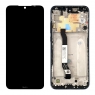 Pantalla completa con marco para Xiaomi Redmi Note 8T negra original desmontaje