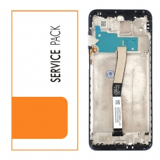 Pantalla completa con marco para Xiaomi Redmi Note 9 Pro/Redmi Note 9s gris azulada original China