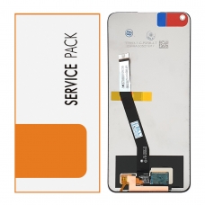 Pantalla completa sin marco para Xiaomi Redmi Note 9 negra original(Service Pack)