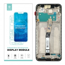 IKREA Pantalla completa con marco para Xiaomi Redmi Note 9 Pro/Redmi Note 9s negra original China(Assembled)