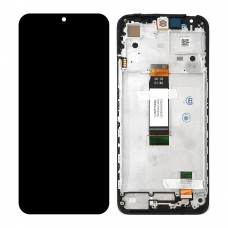 Pantalla completa con marco para Xiaomi Redmi 12 2023 negra original(Service Pack)