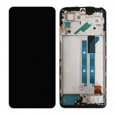 Pantalla completa con marco para Xiaomi Redmi Note 11 Pro 4G 2201116TG/5G Global 21091116I 2201116SG/Poco X4 Pro 5G negra original(Service Pack)