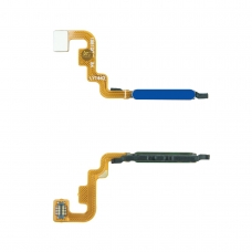 Flex de botón encendido con lector de huellas para Xiaomi Redmi Note 11 2201117TG/Redmi Note 11s 2201117SG/Poco M4 Pro 4G azul oscuro
