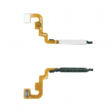 Flex de botón encendido con lector de huella para Xiaomi Redmi Note 11 2201117TG/Redmi Note 11s 2201117SG plata