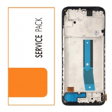 Pantalla completa con marco para Xiaomi Pocophone M4 Pro/Redmi Note 11S NFC/Redmi Note 12S negra OLED(SP)