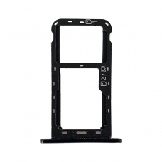 Bandeja SIM para ZTE Blade A7 2019 negra