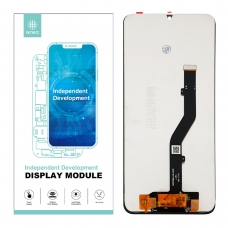 IKREA Pantalla completa para ZTE Blade A72 4G A7040/V40 Smart/V40 Vita negra