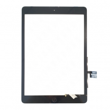 Pantalla táctil con flex bóton home para iPad 2019 10.2 A2197 A2198 A2200/iPad 2020 A2270 A2428 A2429 negra