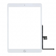 Pantalla táctil con flex bóton home para iPad 2019 10.2 A2197 A2198 A2200/iPad 2020 A2270 A2428 A2429 blanca original