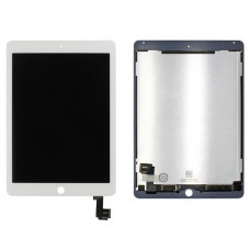 Pantalla completa para iPad Air 2/iPad 6 A1566/A1567 blanca